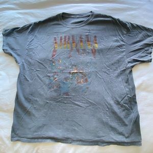 urban outfitters nirvana tshirt